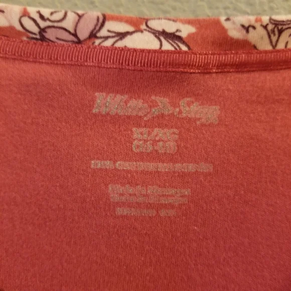 Womens Short Sleeve Tops Size XL Lot of 2 Croft & Barrow/White Stag Red and Pink - Picture 11 of 11